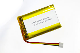 3.7V 10385 2600mAh 颈部按摩仪聚合物锂电池 3.7V 10385 2600mAh 颈部按摩仪聚合物锂电池